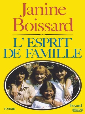 cover image of L'Esprit de famille